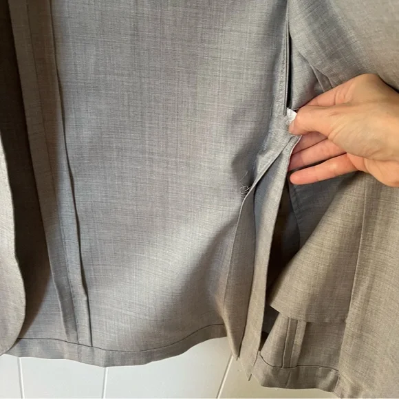 Suitsupply Light Grey Blazer Jacket Havana S140s Wool Carlo Barbera Italy Slim - Picture 9 of 15